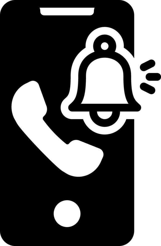 Solid black icon for sos vector