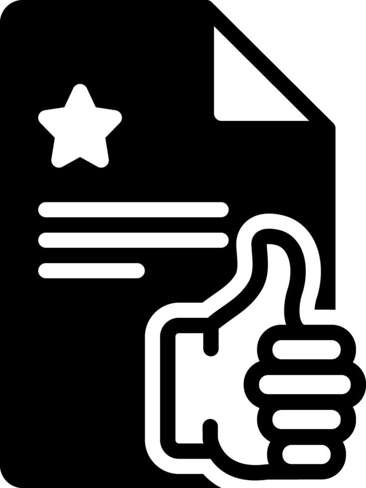 Solid black icon for feedback vector