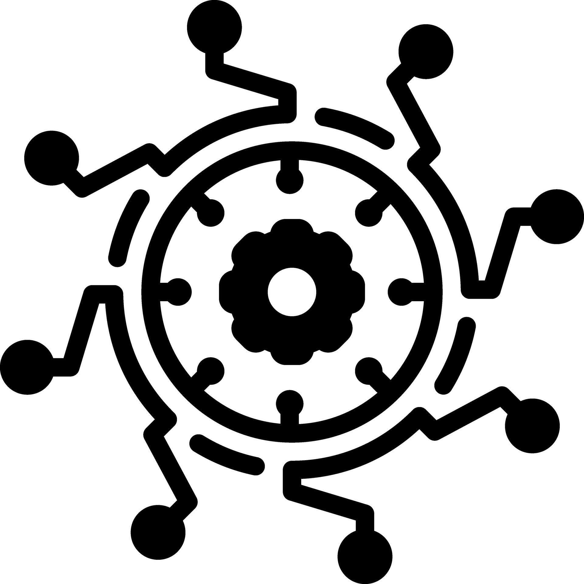 Solid black icon for technologies 46121749 Vector Art at Vecteezy