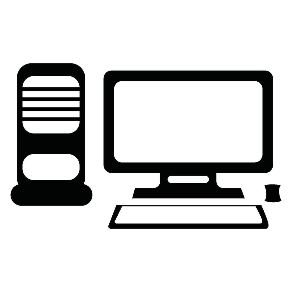 computer icon pc illustration symbol design vector