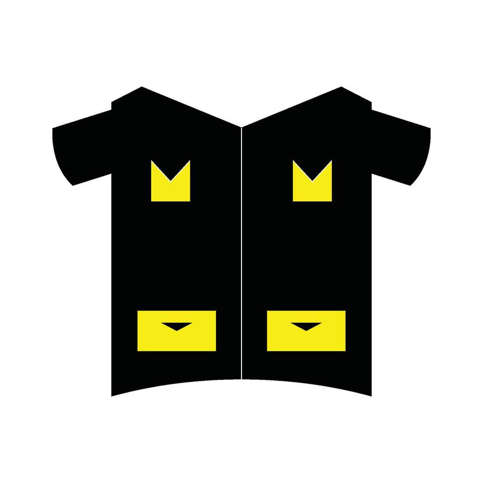 work uniform icon illustration symbol design vector