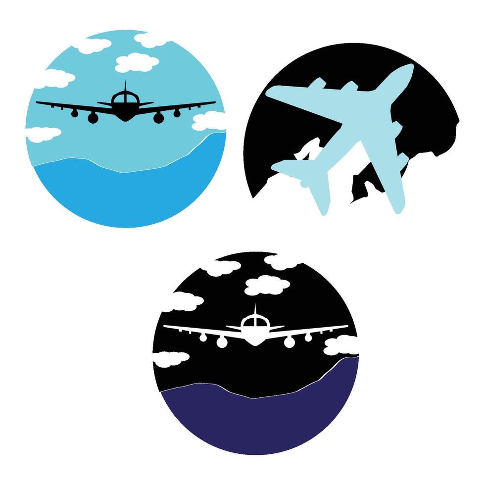 airplane icon illustration symbol design vector