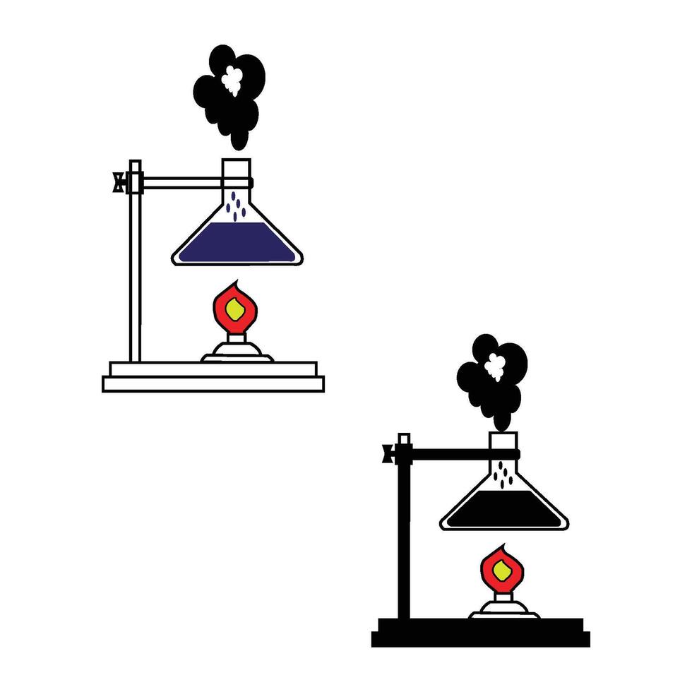 chemical liquid icon illustration symbol design vector