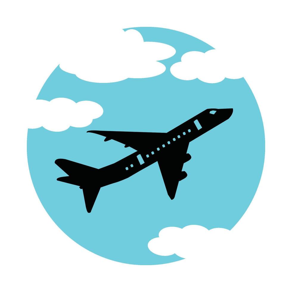 airplane icon illustration symbol design vector
