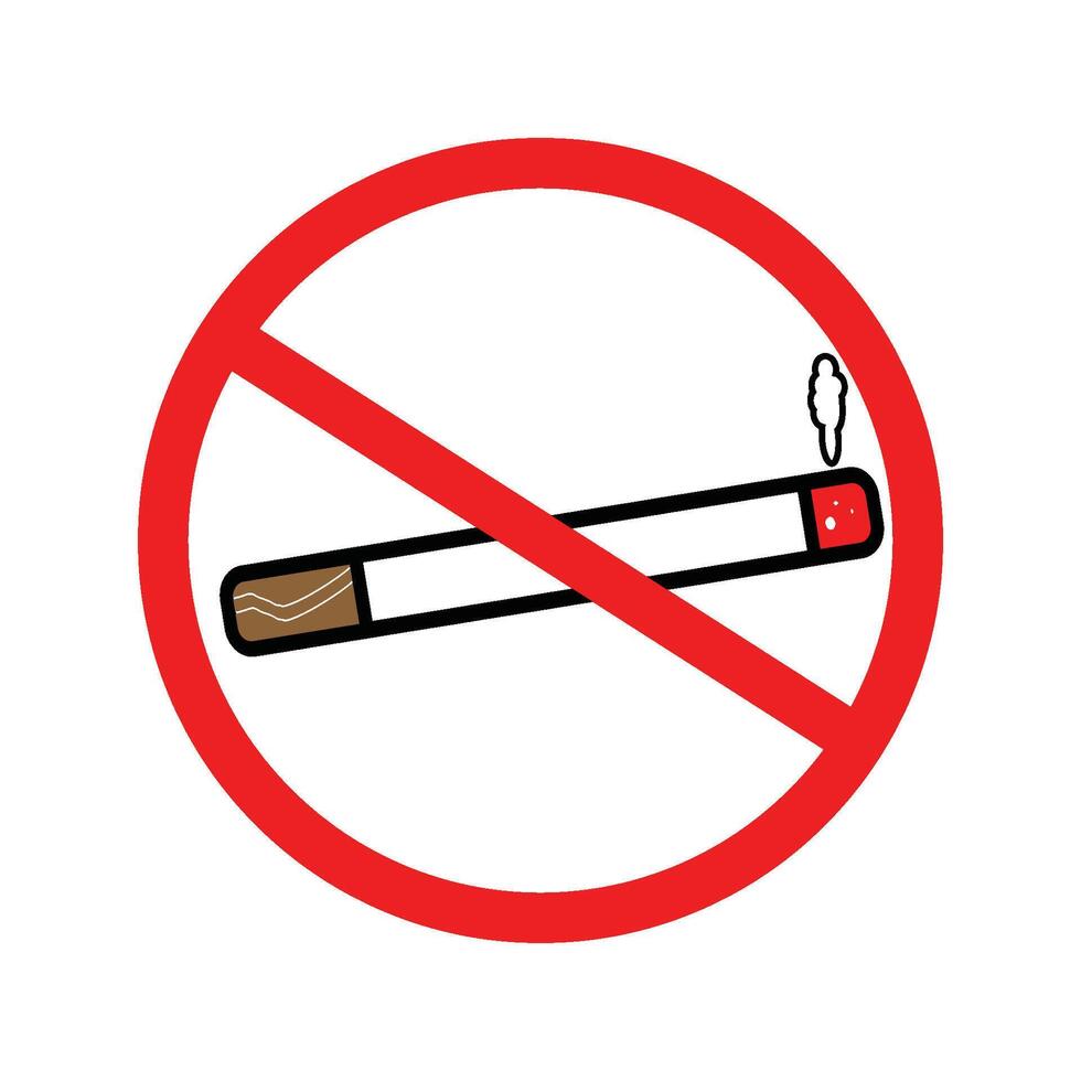 no smoking icon illustration symbol design vector