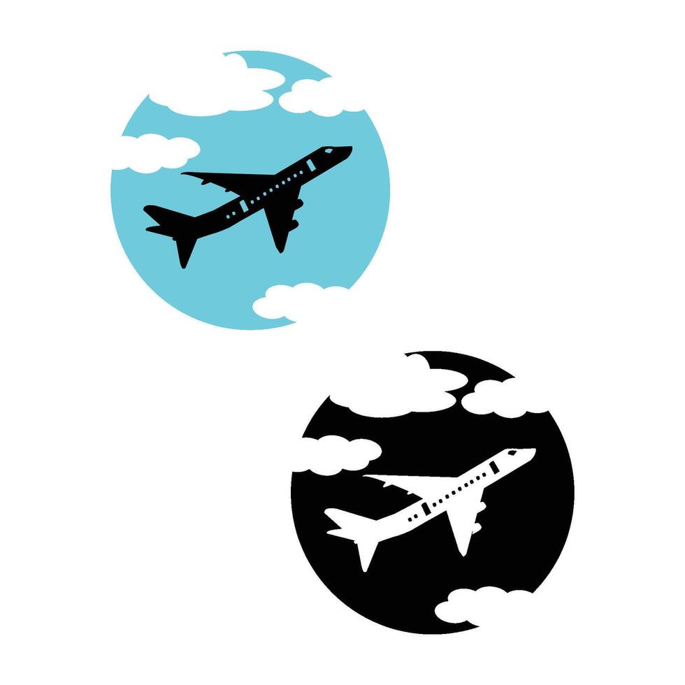 airplane icon illustration symbol design vector