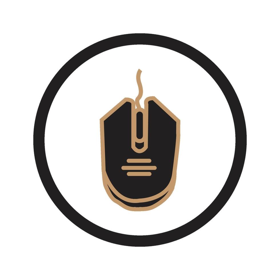 computer mouse icon illustration symbol design vector