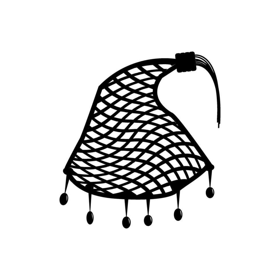 fishing net icon simple illustration vector