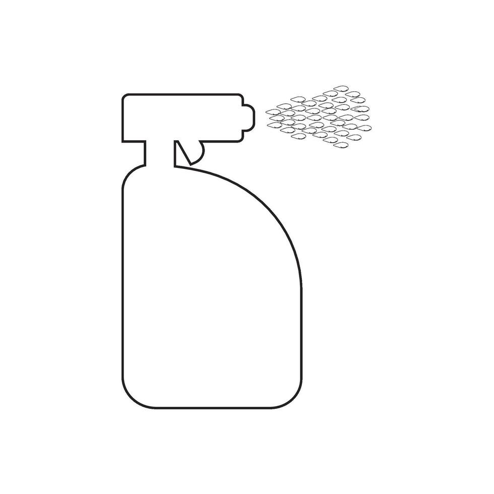 illustration symbol icon water spray vector