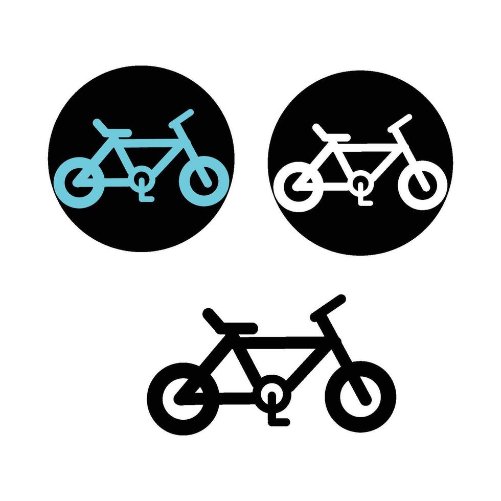 bicycle icon illustration symbol design vector