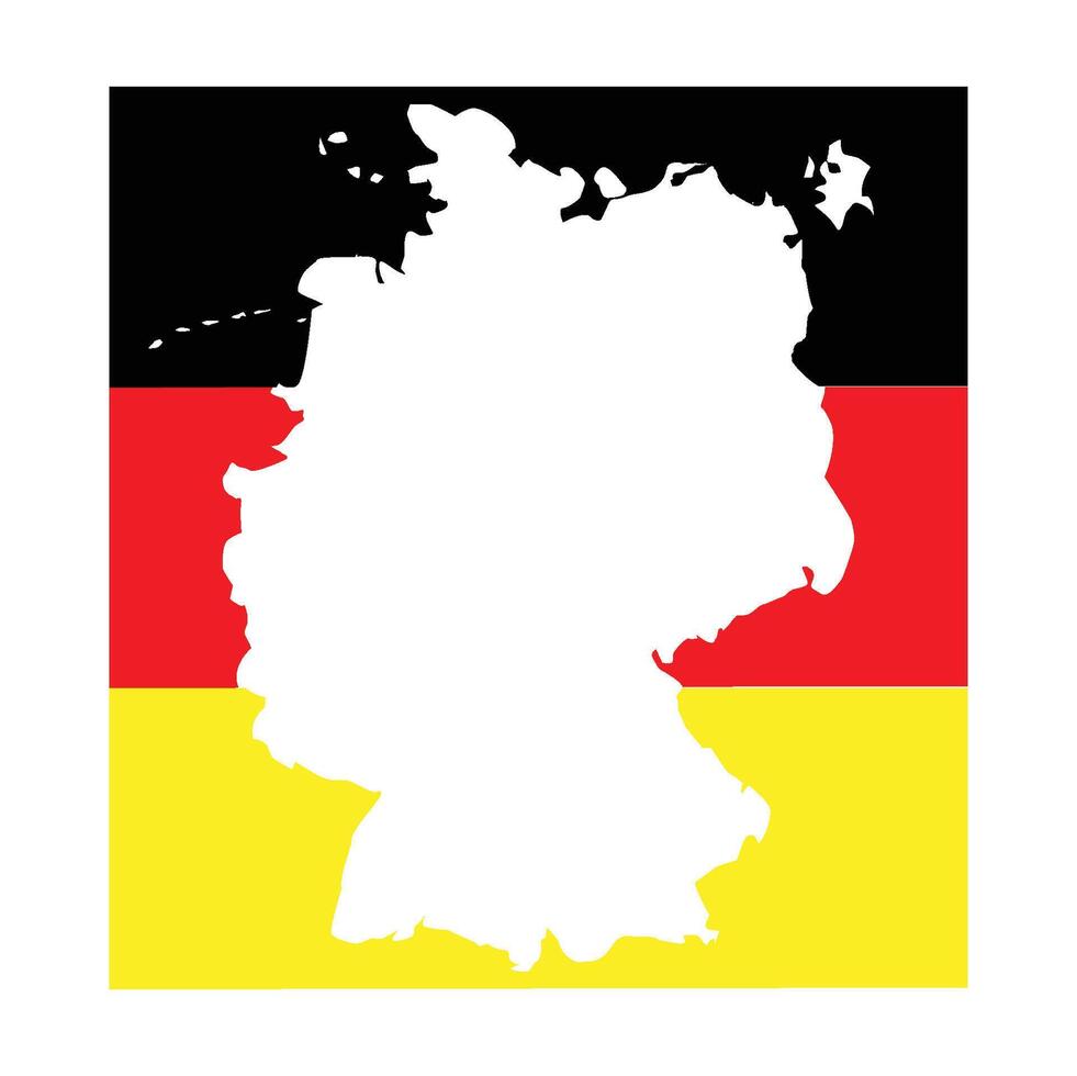 germany map icon illustration symbol design vector