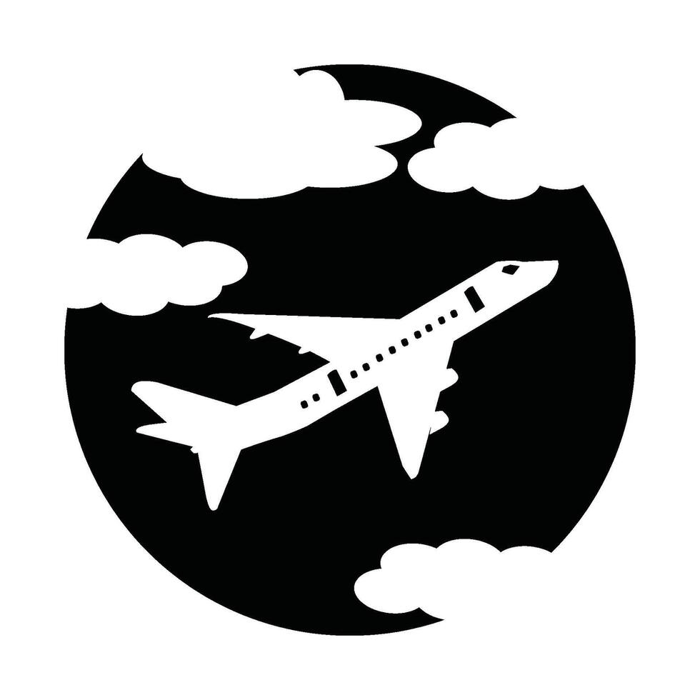 airplane icon illustration symbol design vector