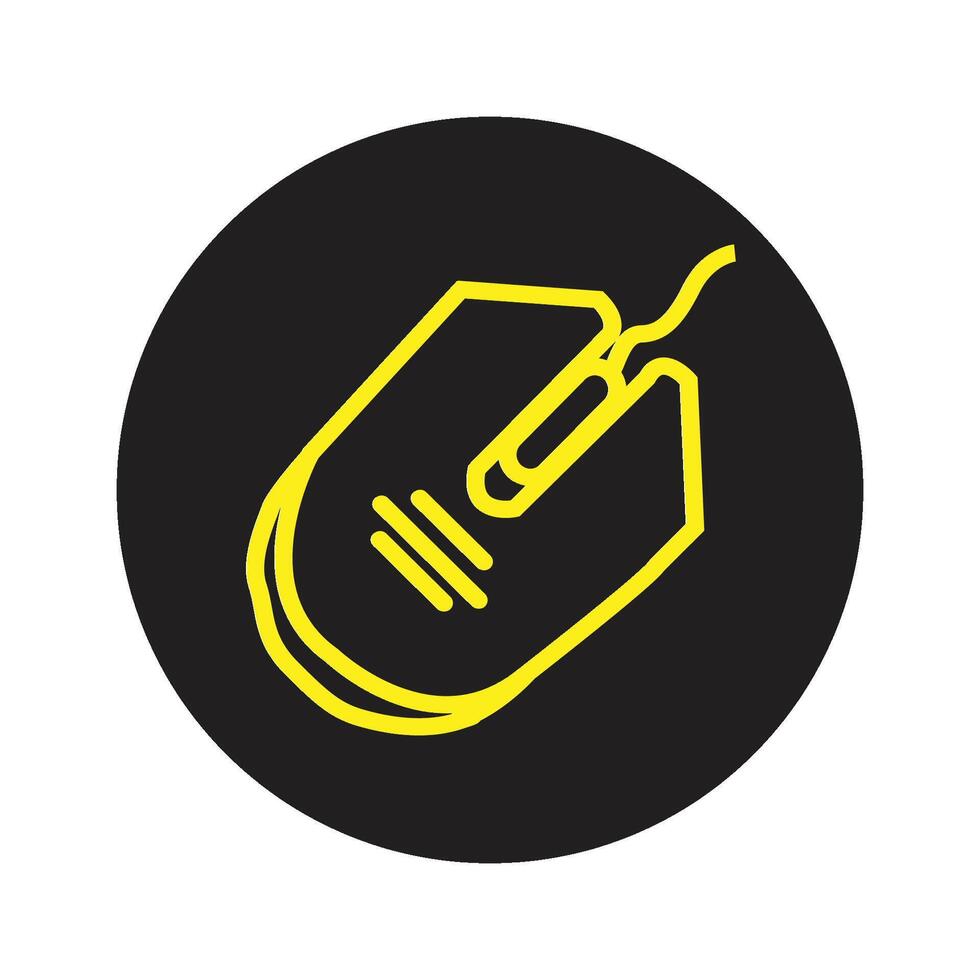computer mouse icon illustration symbol design vector