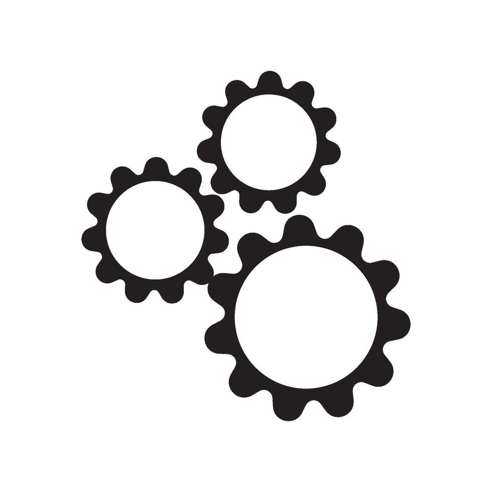 Setting icon, vectors illustration