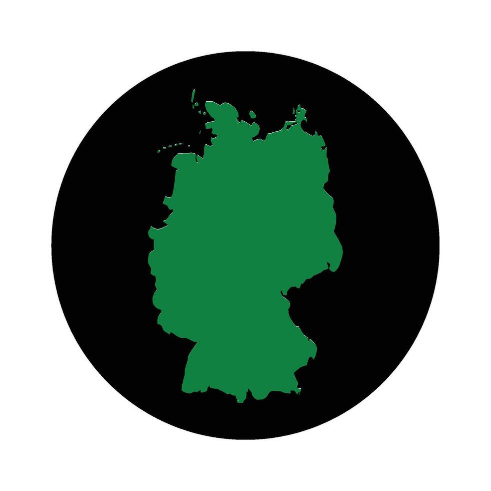 germany map icon illustration symbol design vector