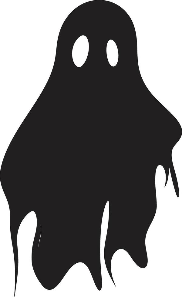 Pocket Ghost Pals Lovable Black Ghost s Smidgeon Sized Spooky Friends Cute Ghost Illustrations vector
