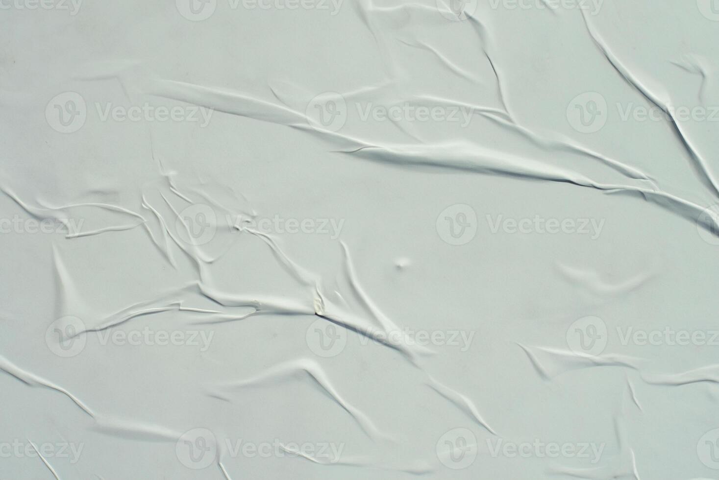 Crumpled White Paper Sheet, Abstract Background for Graphic Design photo