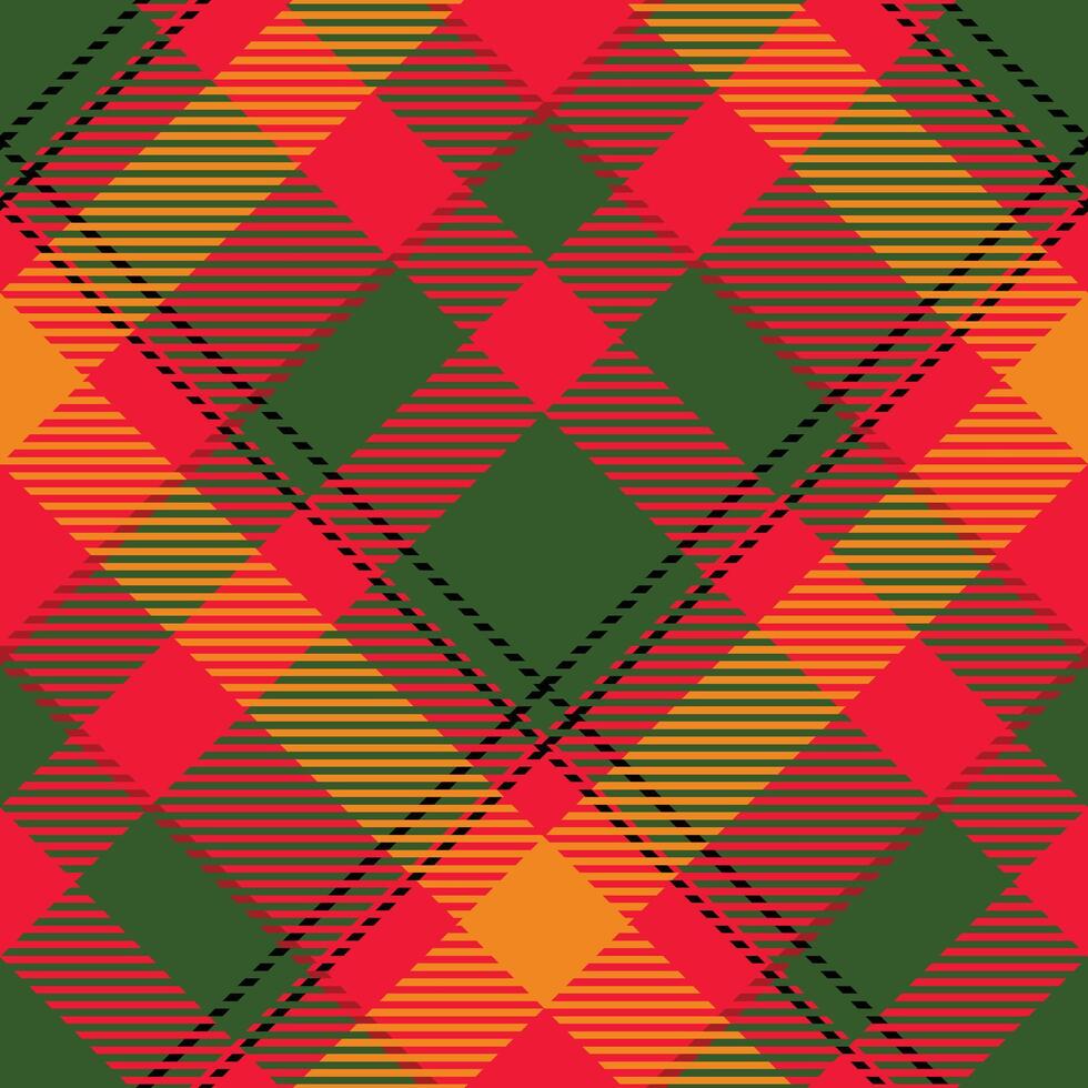 Tartan Seamless Pattern. Tartan Plaid Seamless Pattern. Template for Design Ornament. Seamless Fabric Texture. vector