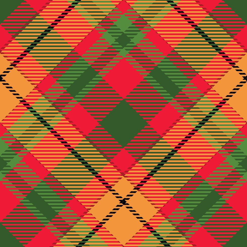 Tartan Seamless Pattern. Scottish Plaid, Seamless Tartan Illustration Set for Scarf, Blanket, Other Modern Spring Summer Autumn Winter Holiday Fabric Print. vector