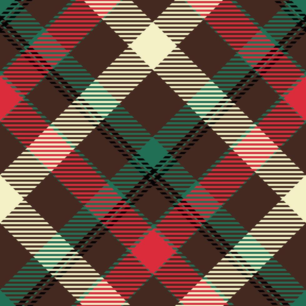 Plaid Pattern Seamless. Traditional Scottish Checkered Background. Template for Design Ornament. Seamless Fabric Texture. vector