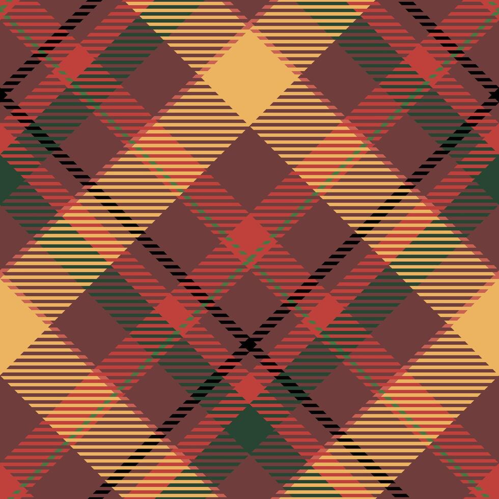 Scottish Tartan Seamless Pattern. Checker Pattern Seamless Tartan Illustration Set for Scarf, Blanket, Other Modern Spring Summer Autumn Winter Holiday Fabric Print. vector