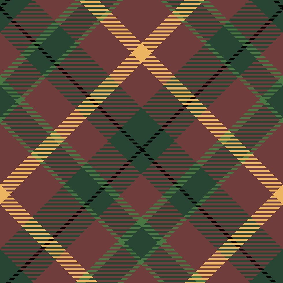Scottish Tartan Seamless Pattern. Checker Pattern Template for Design Ornament. Seamless Fabric Texture. vector