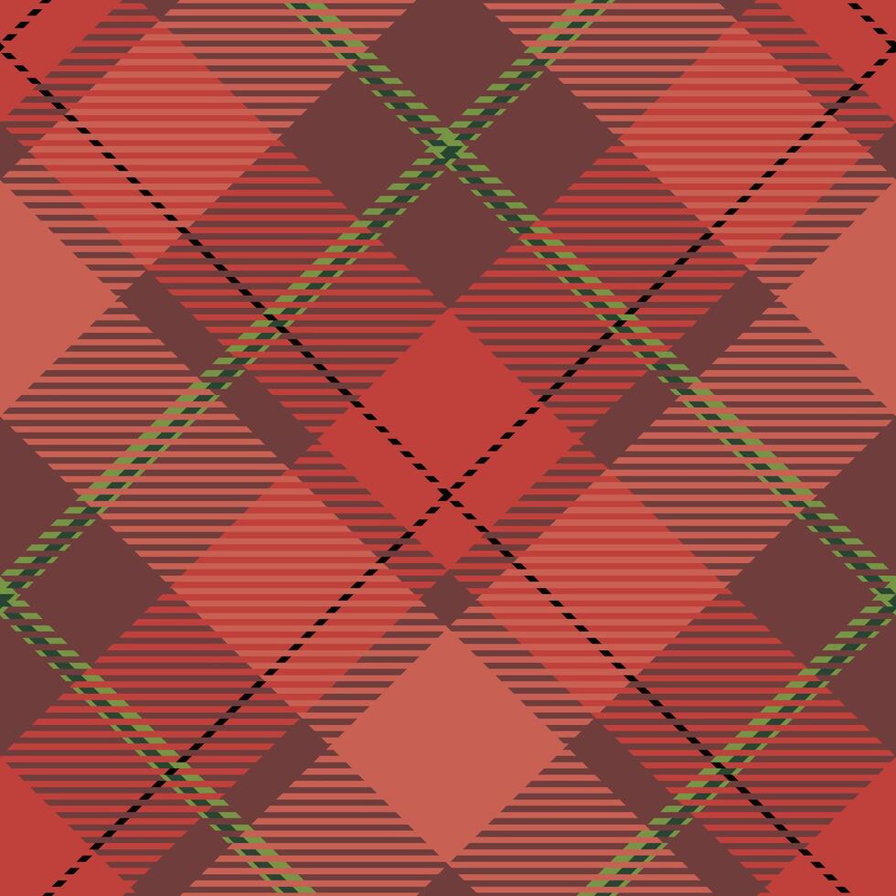 Scottish Tartan Seamless Pattern. Tartan Seamless Pattern Seamless Tartan Illustration Set for Scarf, Blanket, Other Modern Spring Summer Autumn Winter Holiday Fabric Print. vector