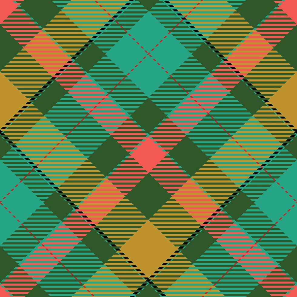Tartan Pattern Seamless. Pastel Scottish Plaid, Template for Design Ornament. Seamless Fabric Texture. vector