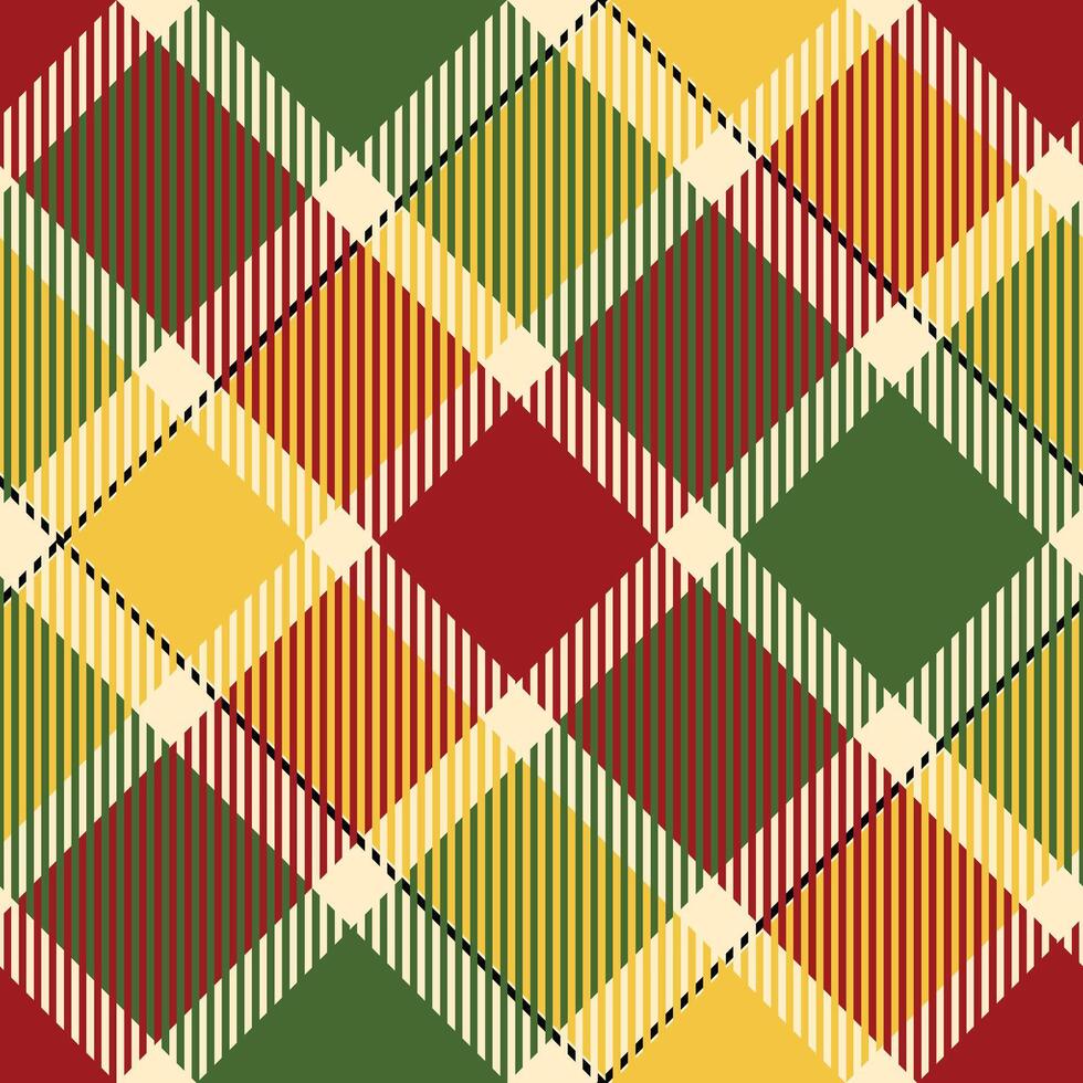 Tartan Plaid Seamless Pattern. Scottish Plaid, Seamless Tartan Illustration Set for Scarf, Blanket, Other Modern Spring Summer Autumn Winter Holiday Fabric Print. vector