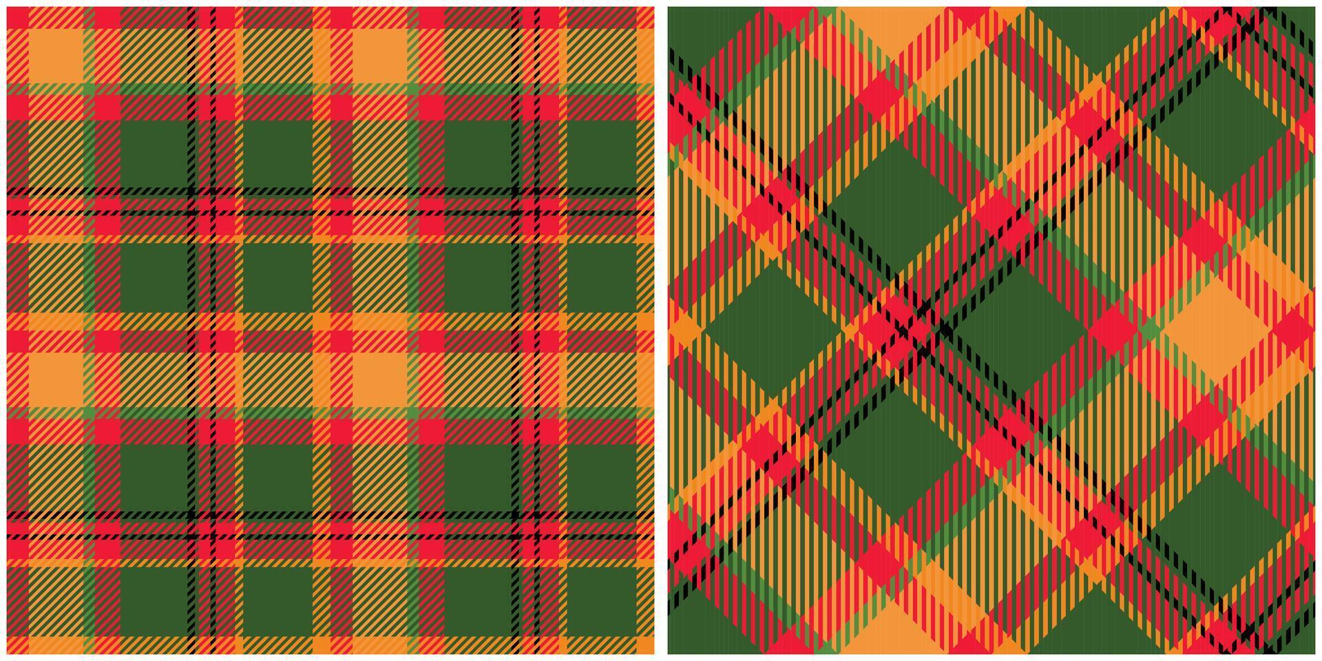 Tartan Seamless Pattern. Tartan Plaid Seamless Pattern. Traditional Scottish Woven Fabric. Lumberjack Shirt Flannel Textile. Pattern Tile Swatch Included. vector