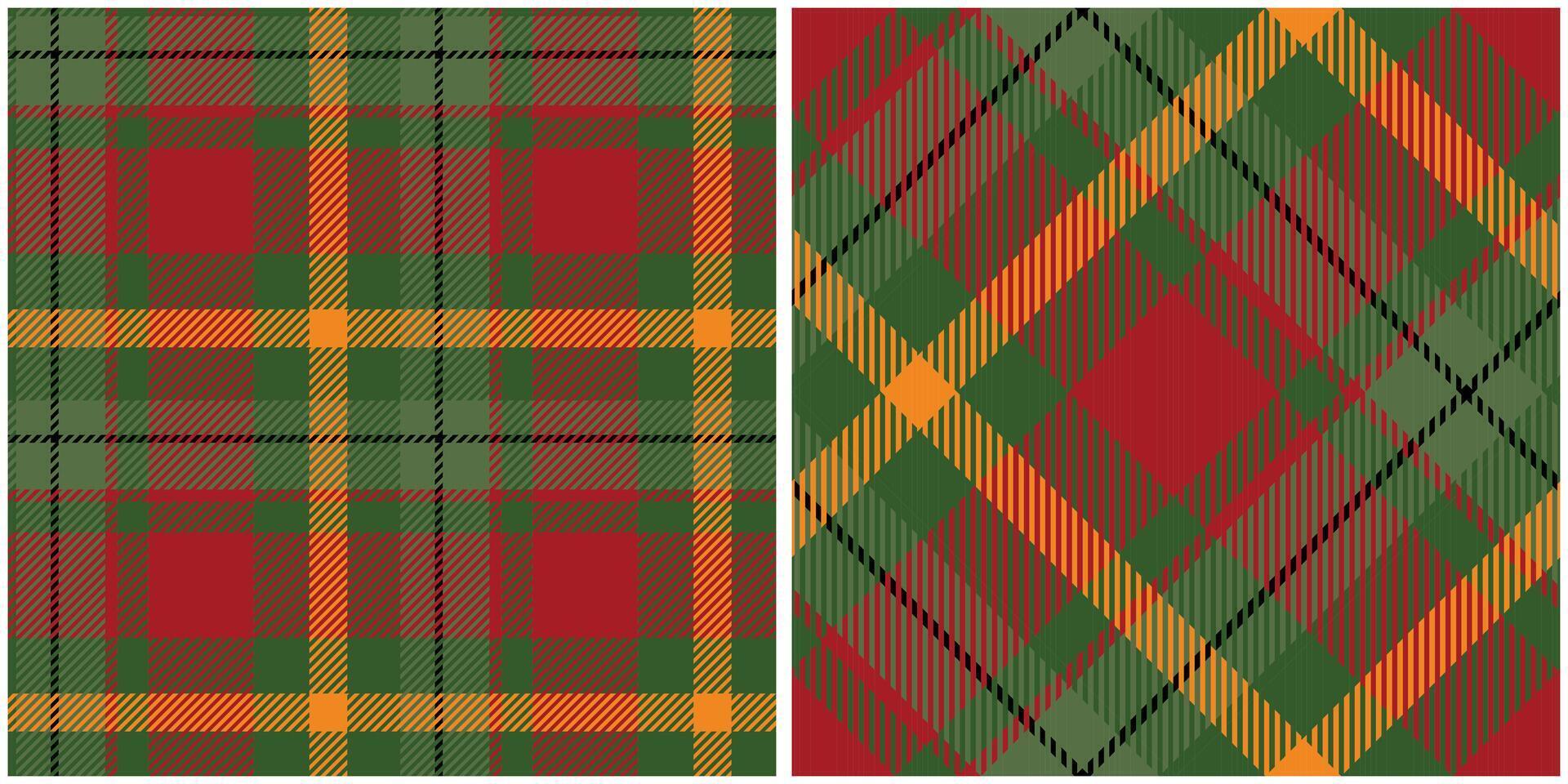 Tartan Seamless Pattern. Classic Plaid Tartan Traditional Scottish Woven Fabric. Lumberjack Shirt Flannel Textile. Pattern Tile Swatch Included. vector