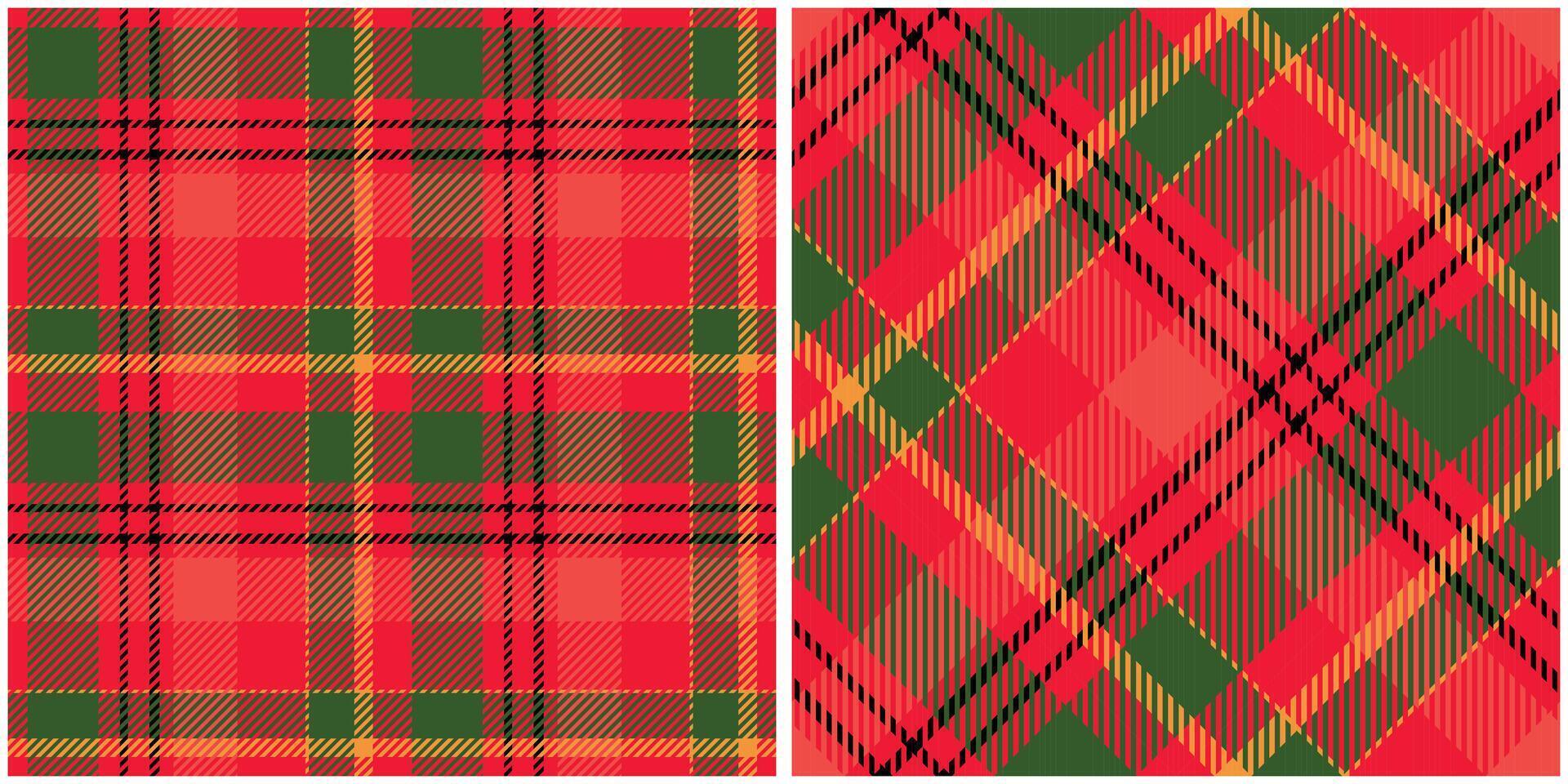 Tartan Seamless Pattern. Classic Scottish Tartan Design. Seamless Tartan Illustration Set for Scarf, Blanket, Other Modern Spring Summer Autumn Winter Holiday Fabric Print. vector