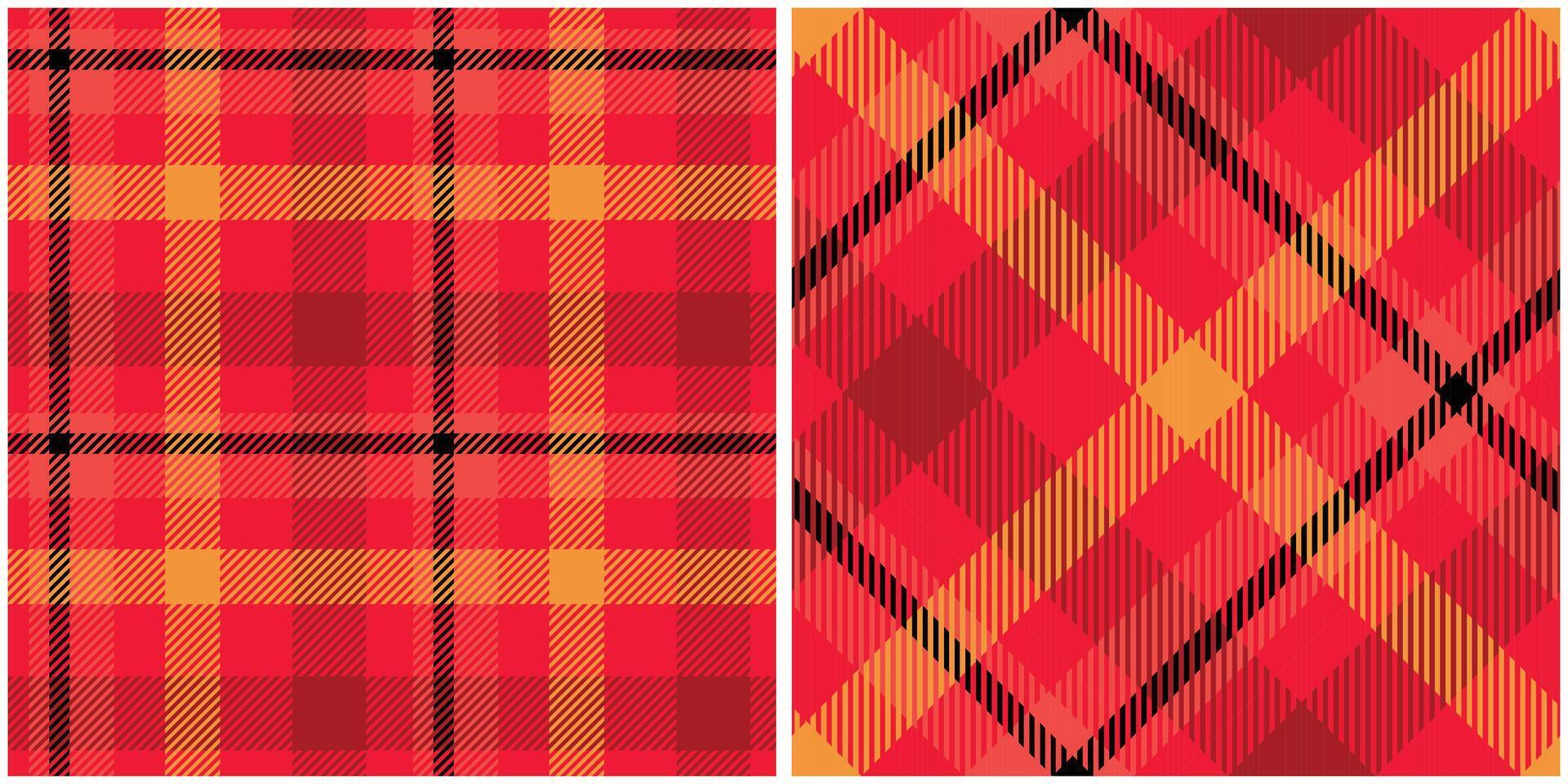 Tartan Seamless Pattern. Traditional Scottish Checkered Background. Seamless Tartan Illustration Set for Scarf, Blanket, Other Modern Spring Summer Autumn Winter Holiday Fabric Print. vector