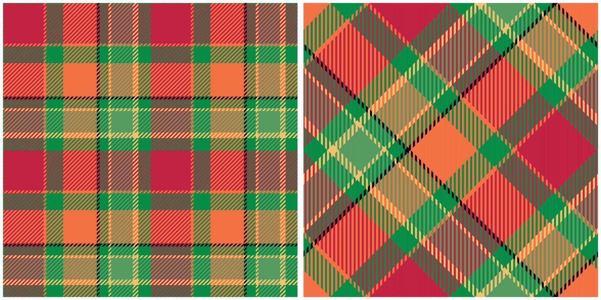 Plaids Pattern Seamless. Checker Pattern Seamless Tartan Illustration Set for Scarf, Blanket, Other Modern Spring Summer Autumn Winter Holiday Fabric Print. vector