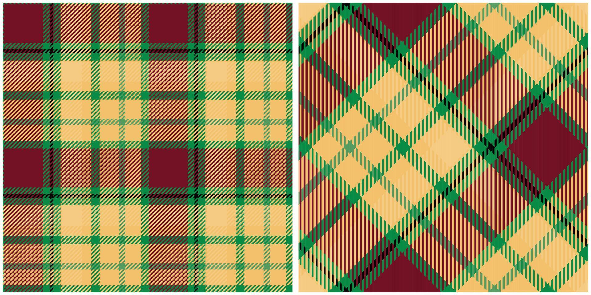 Plaids Pattern Seamless. Checkerboard Pattern Seamless Tartan Illustration Set for Scarf, Blanket, Other Modern Spring Summer Autumn Winter Holiday Fabric Print. vector