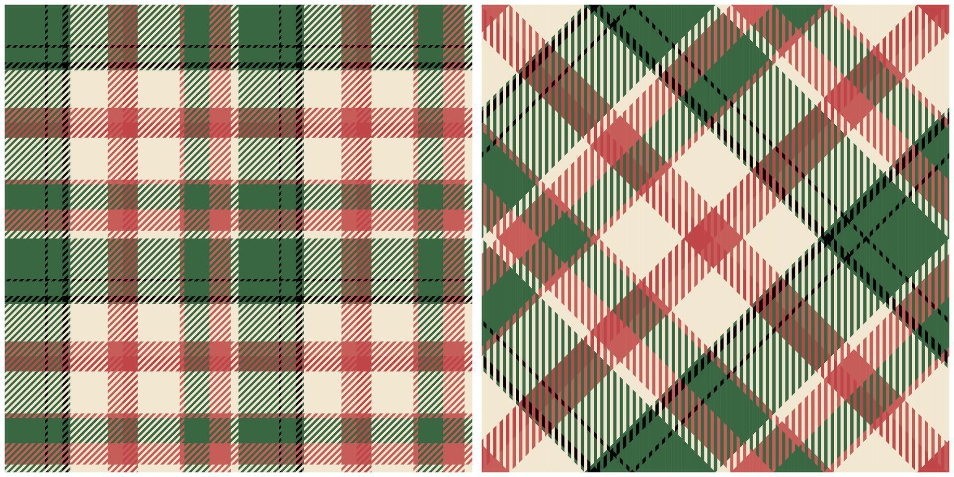 Plaid Pattern Seamless. Gingham Patterns Seamless Tartan Illustration Set for Scarf, Blanket, Other Modern Spring Summer Autumn Winter Holiday Fabric Print. vector