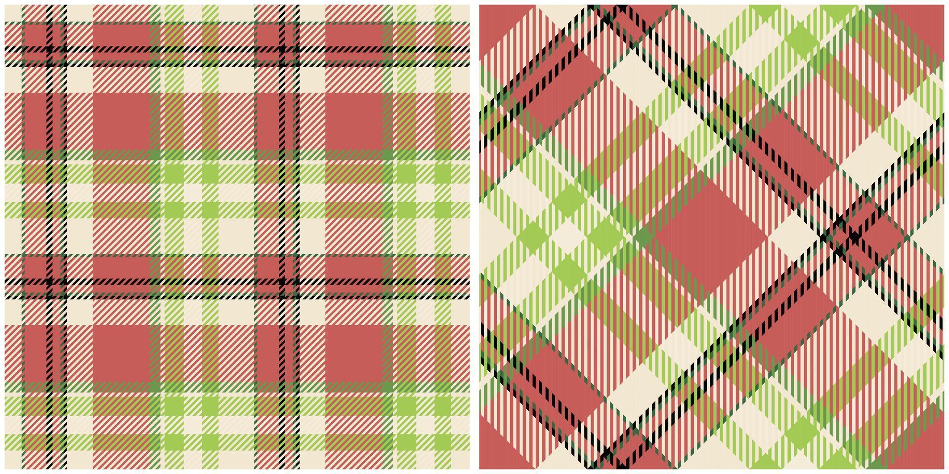 Plaid Pattern Seamless. Scottish Tartan Pattern Seamless Tartan Illustration Set for Scarf, Blanket, Other Modern Spring Summer Autumn Winter Holiday Fabric Print. vector