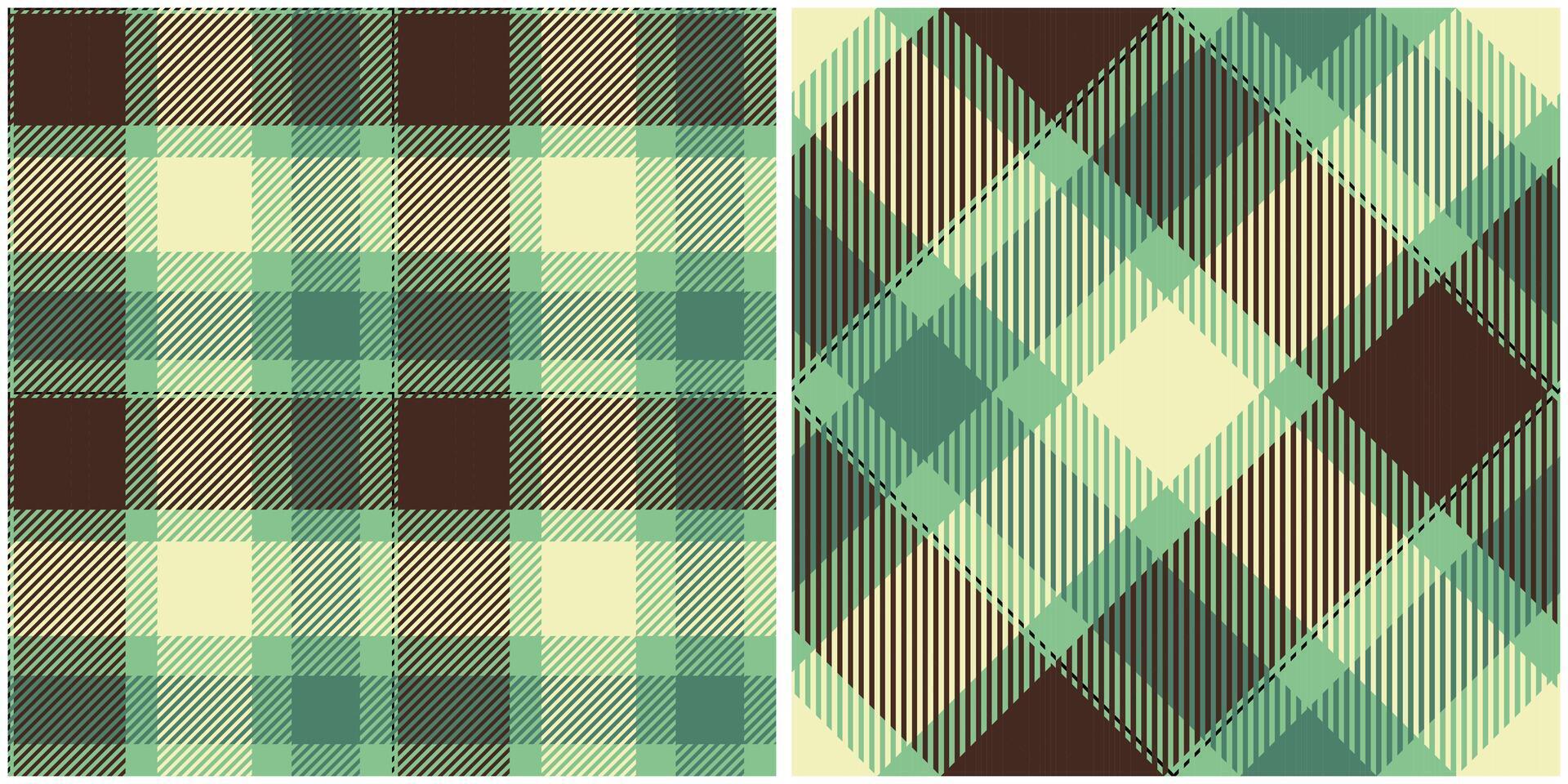 Plaid Pattern Seamless. Classic Scottish Tartan Design. Seamless Tartan Illustration Set for Scarf, Blanket, Other Modern Spring Summer Autumn Winter Holiday Fabric Print. vector