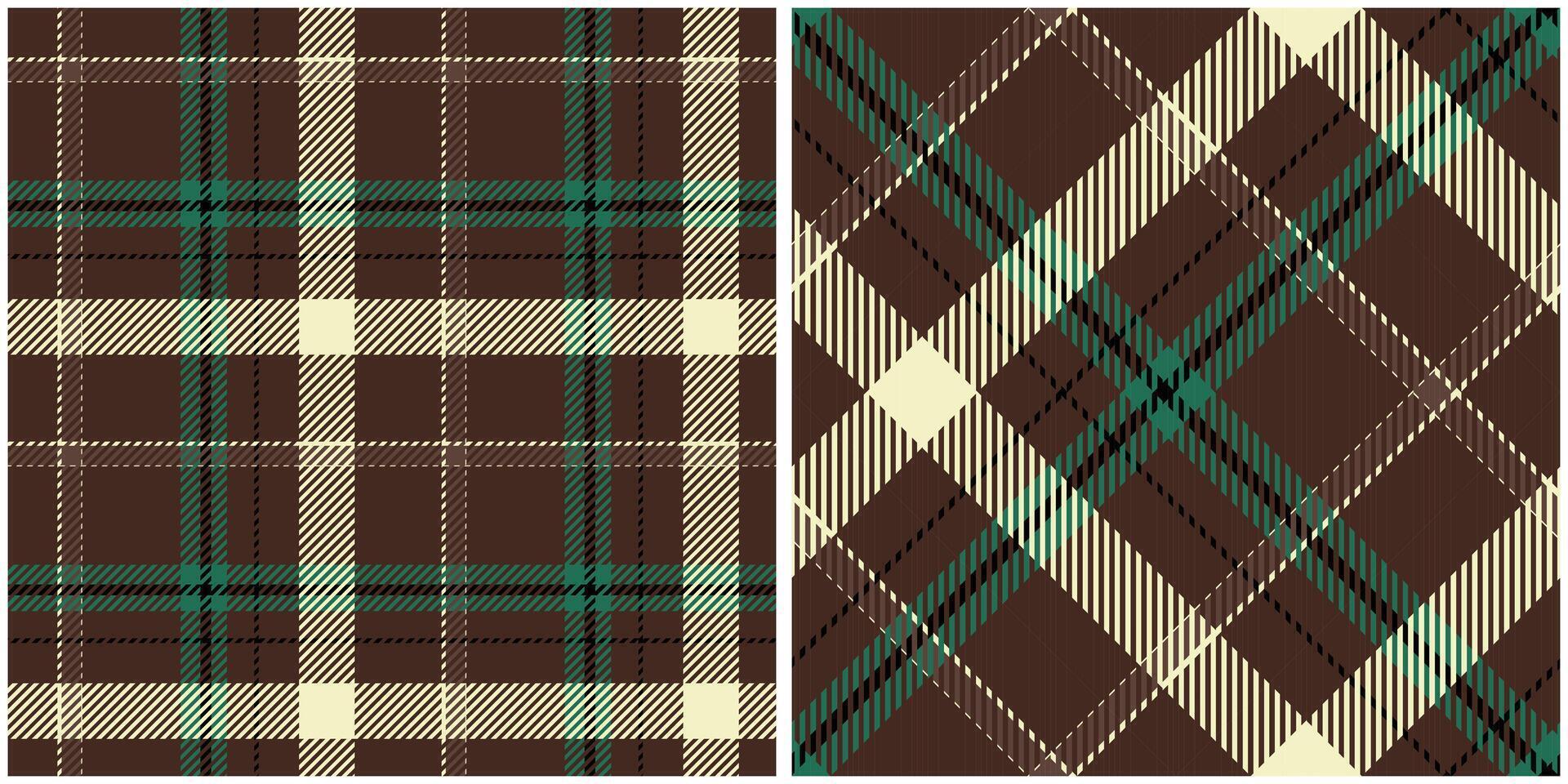 Plaid Pattern Seamless. Traditional Scottish Checkered Background. Seamless Tartan Illustration Set for Scarf, Blanket, Other Modern Spring Summer Autumn Winter Holiday Fabric Print. vector