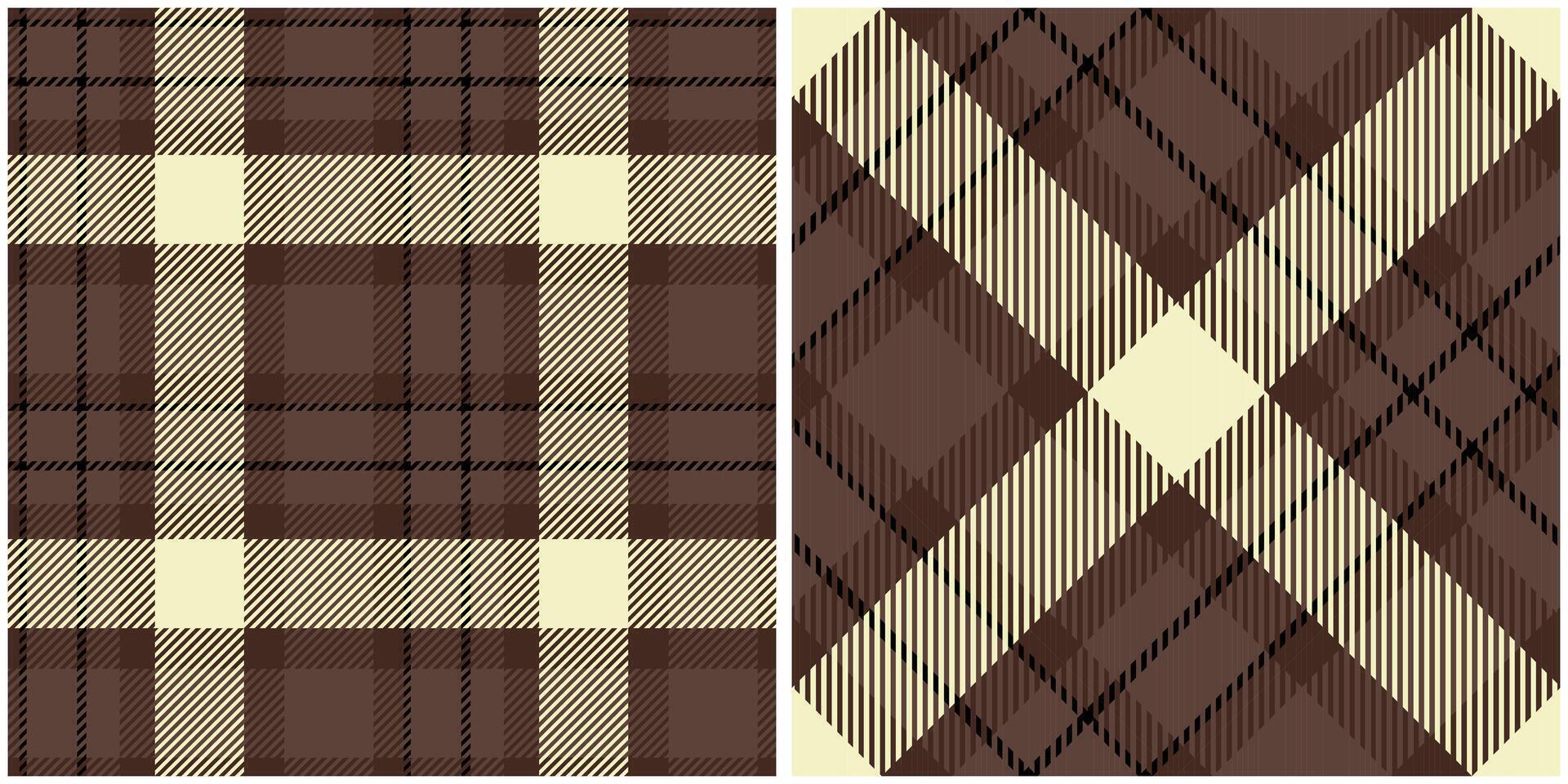 Plaid Patterns Seamless. Checkerboard Pattern Seamless Tartan Illustration Set for Scarf, Blanket, Other Modern Spring Summer Autumn Winter Holiday Fabric Print. vector