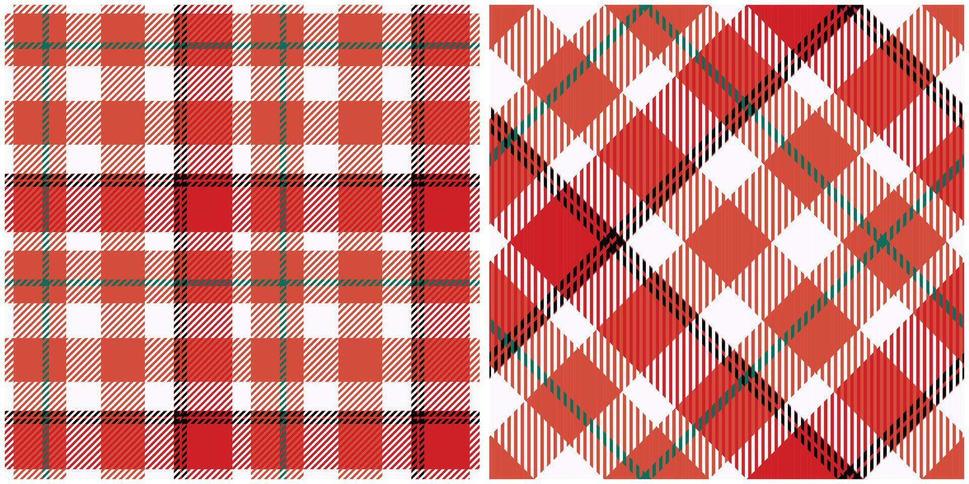 Plaid Patterns Seamless. Tartan Plaid Seamless Pattern. Seamless Tartan Illustration Set for Scarf, Blanket, Other Modern Spring Summer Autumn Winter Holiday Fabric Print. vector