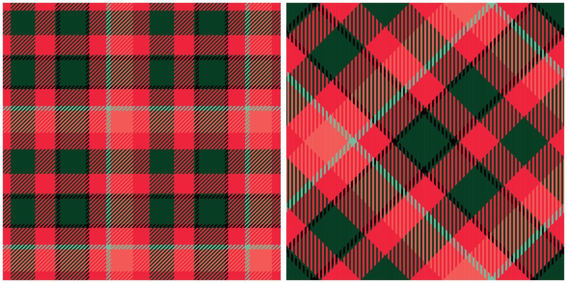 Scottish Tartan Pattern. Tartan Seamless Pattern Seamless Tartan Illustration Set for Scarf, Blanket, Other Modern Spring Summer Autumn Winter Holiday Fabric Print. vector