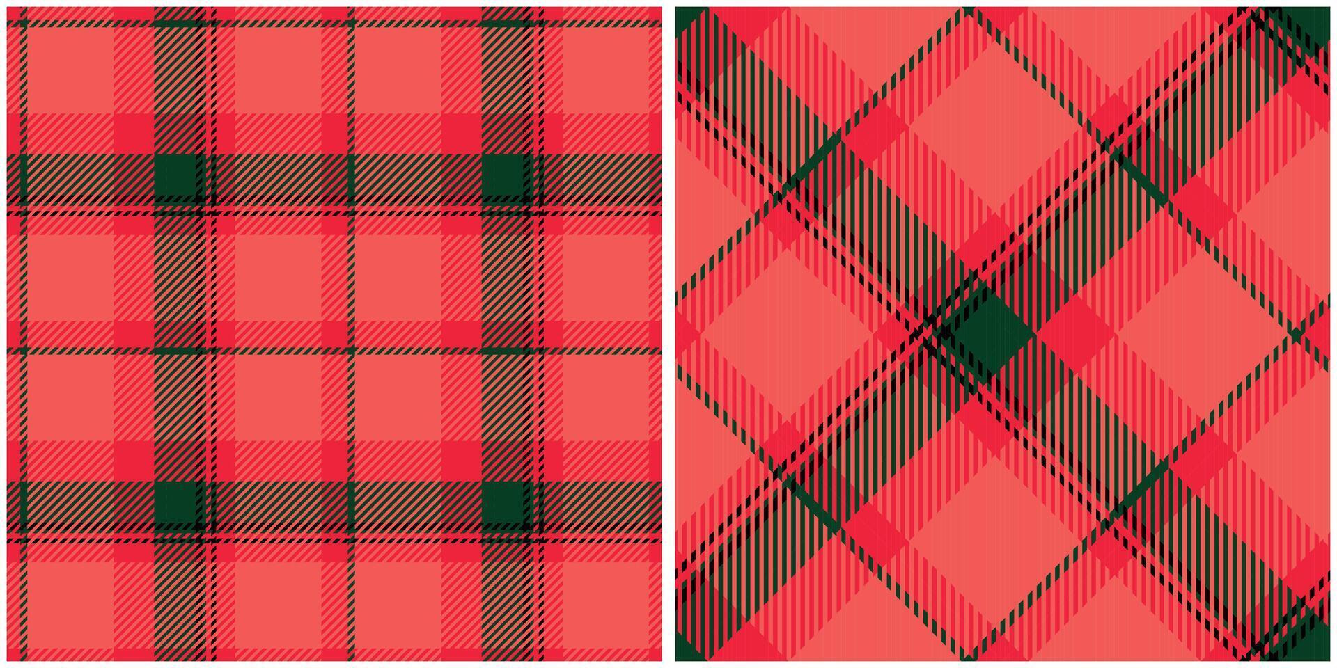 Scottish Tartan Pattern. Checkerboard Pattern Seamless Tartan Illustration Set for Scarf, Blanket, Other Modern Spring Summer Autumn Winter Holiday Fabric Print. vector