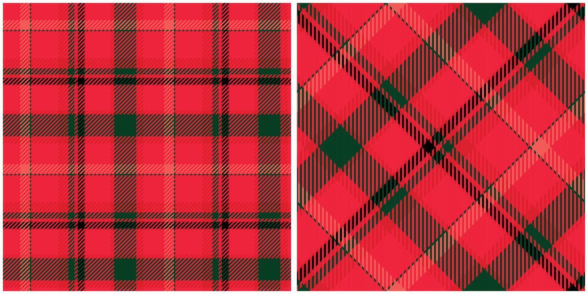 Scottish Tartan Pattern. Gingham Patterns Seamless Tartan Illustration Set for Scarf, Blanket, Other Modern Spring Summer Autumn Winter Holiday Fabric Print. vector