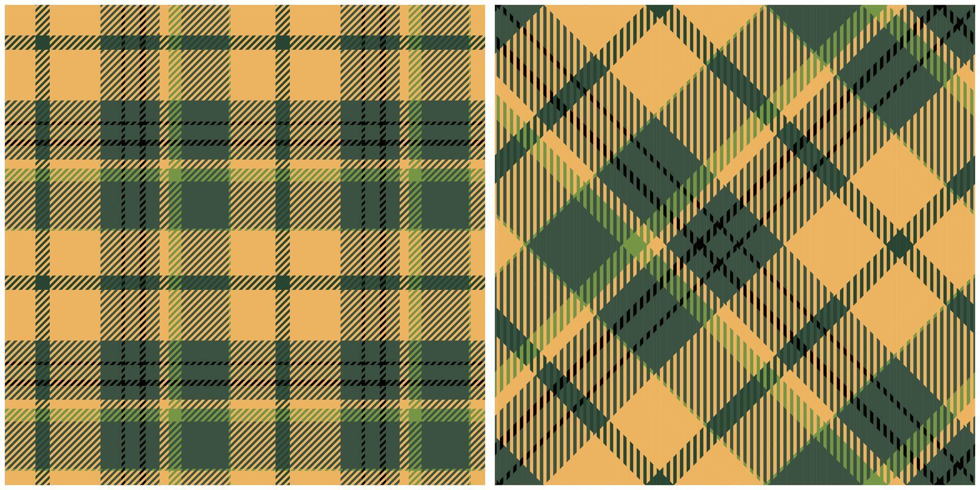Scottish Tartan Seamless Pattern. Tartan Plaid Seamless Pattern. Seamless Tartan Illustration Set for Scarf, Blanket, Other Modern Spring Summer Autumn Winter Holiday Fabric Print. vector