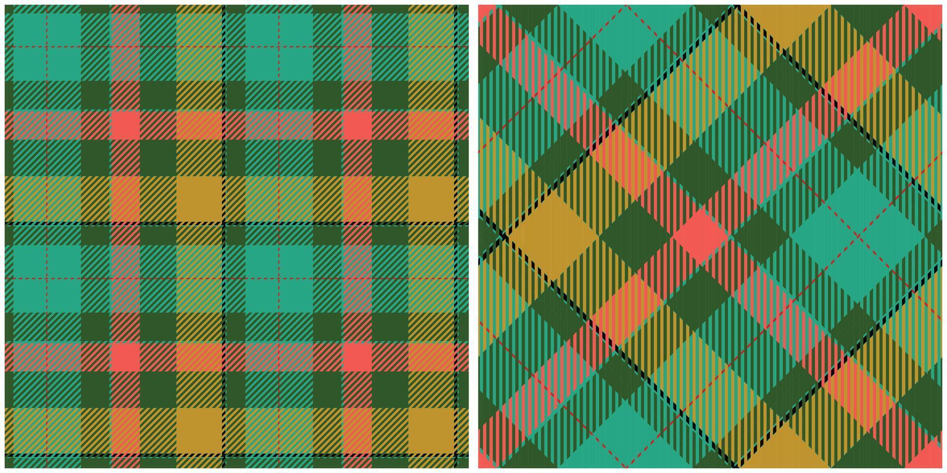 Tartan Pattern Seamless. Pastel Scottish Plaid, Template for Design Ornament. Seamless Fabric Texture. vector