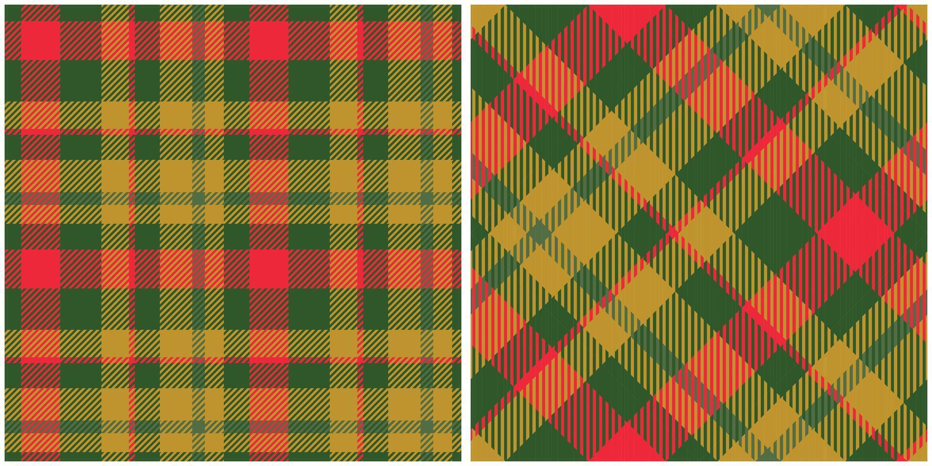 Tartan Pattern Seamless. Pastel Scottish Plaid, Seamless Tartan Illustration Set for Scarf, Blanket, Other Modern Spring Summer Autumn Winter Holiday Fabric Print. vector