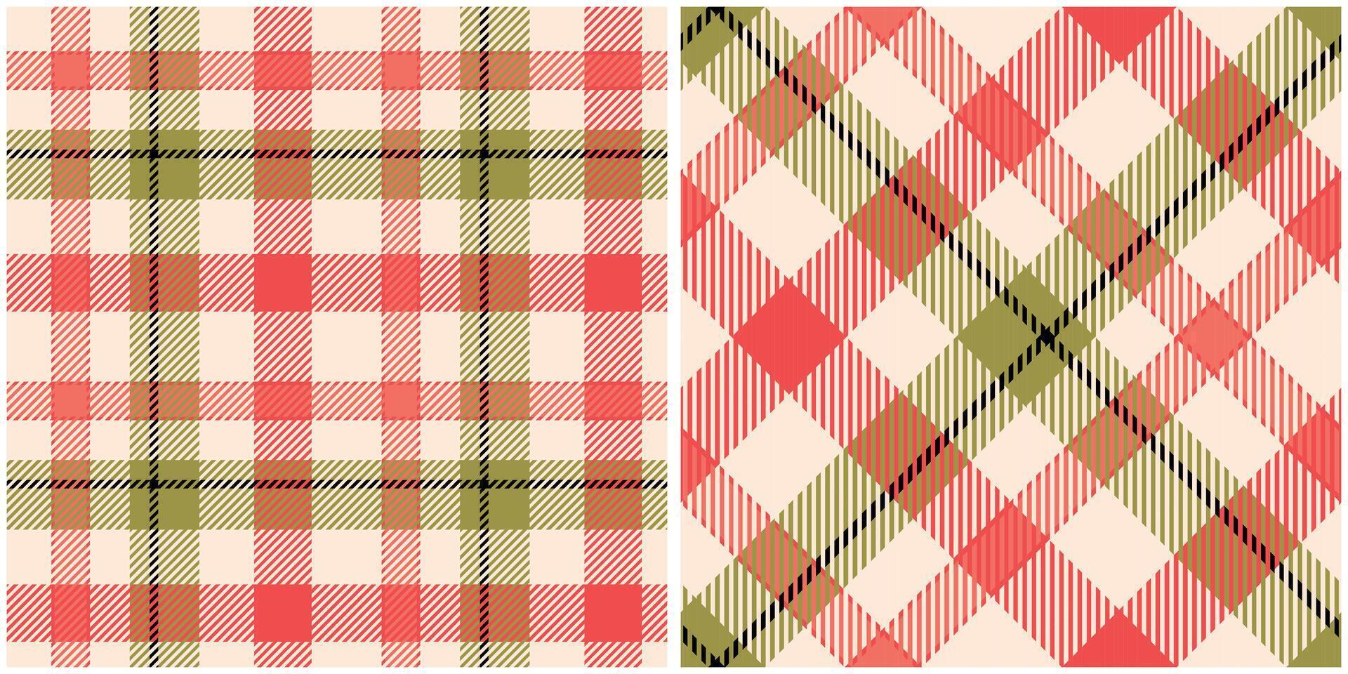 Tartan Plaid Seamless Pattern. Plaids Pattern Seamless. Seamless Tartan Illustration Set for Scarf, Blanket, Other Modern Spring Summer Autumn Winter Holiday Fabric Print. vector