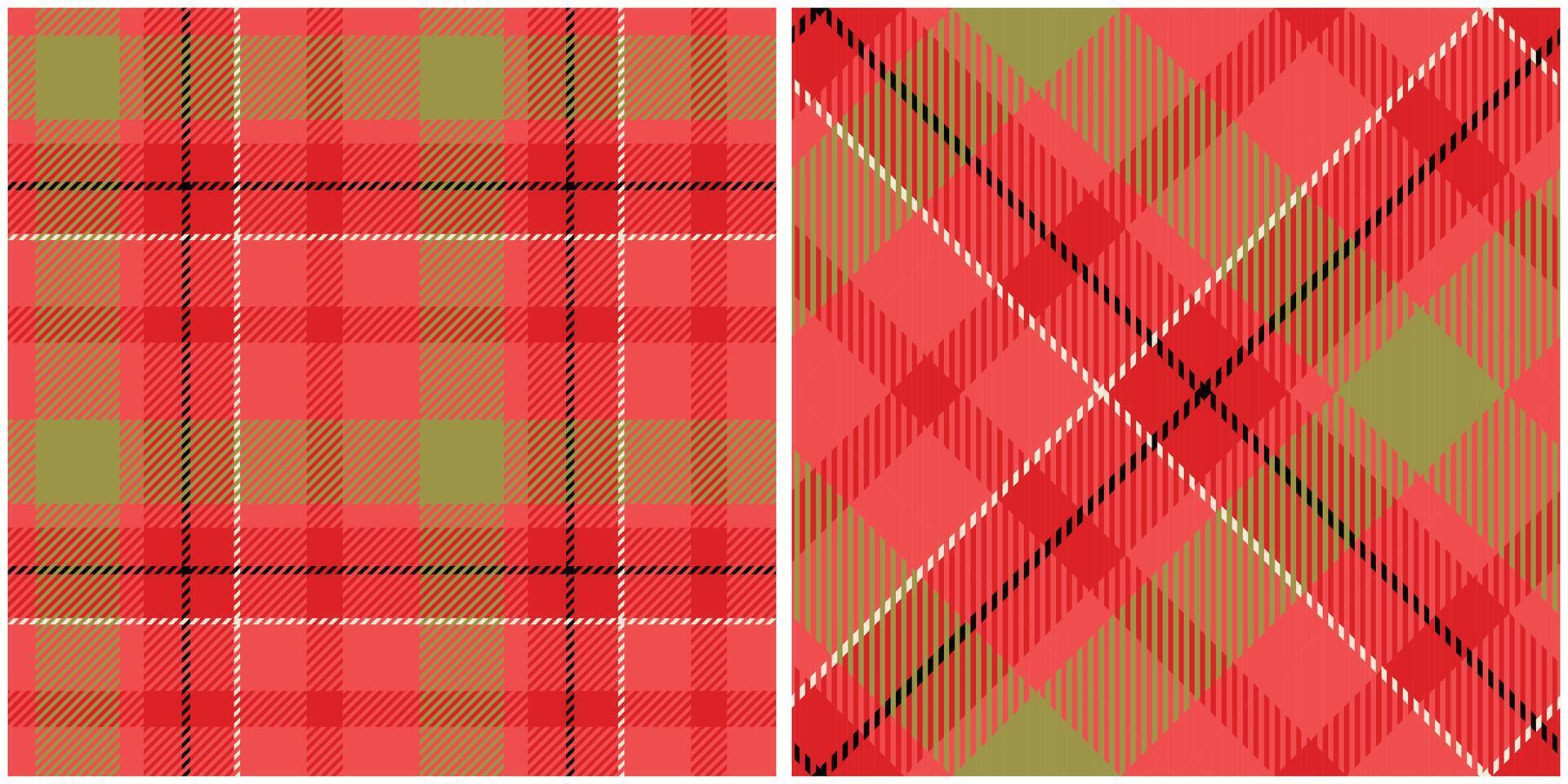 Tartan Plaid Seamless Pattern. Plaid Pattern Seamless. Seamless Tartan Illustration Set for Scarf, Blanket, Other Modern Spring Summer Autumn Winter Holiday Fabric Print. vector