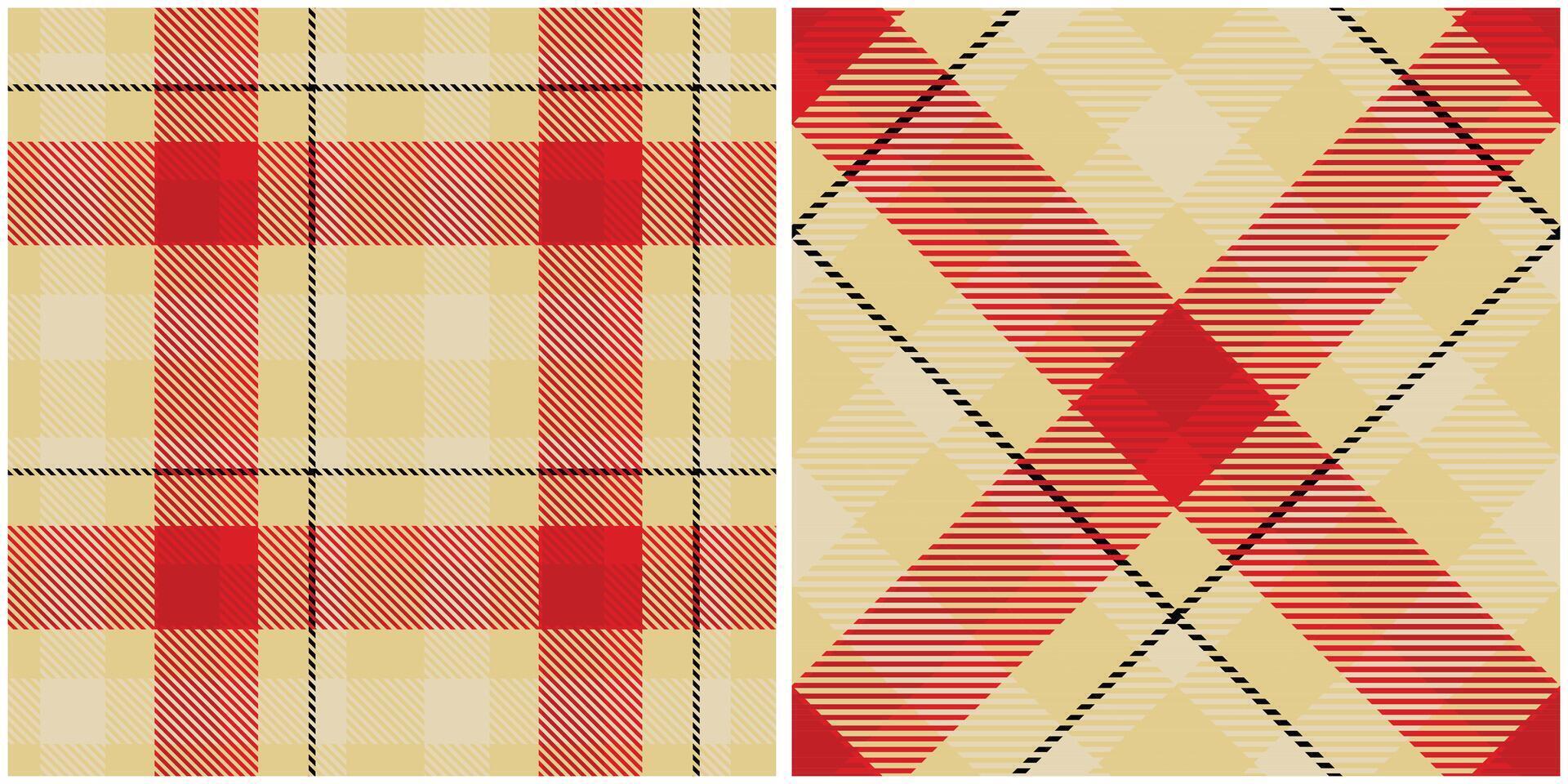 Tartan Plaid Seamless Pattern. Classic Scottish Tartan Design. Seamless Tartan Illustration Set for Scarf, Blanket, Other Modern Spring Summer Autumn Winter Holiday Fabric Print. vector